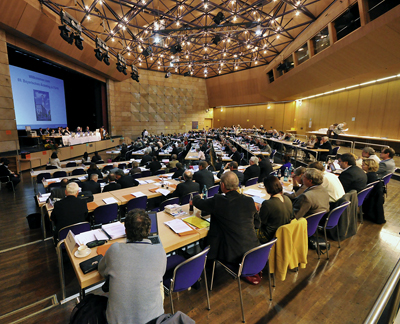 Das Plenum der Delegiertenversammlung.