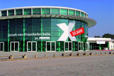 Joseph-von-Fraunhofer-Halle in Straubing, <br>Austragungsort des 62. Bayerischen Ärztetages